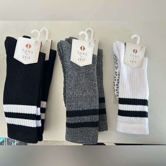 Women's Grip Socks - Brown and Purple - Picture 5 of 10